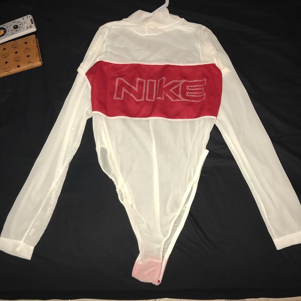 Frankie collective NIKE re-work thong body suit